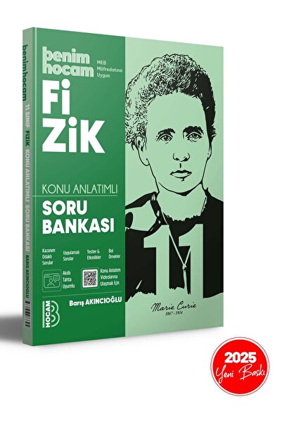Benim Hocam Yayınları 2025 11. Sınıf Fizik Konu Anlatımlı Soru Bankası / Benim Hocam Yayınları / 9786256073395