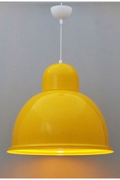 Bamyum Stylish Yellow Single Chandelier Pendant Lamp Living Room Kitchen Restaurant Chandelier Children's Room Hallway Models