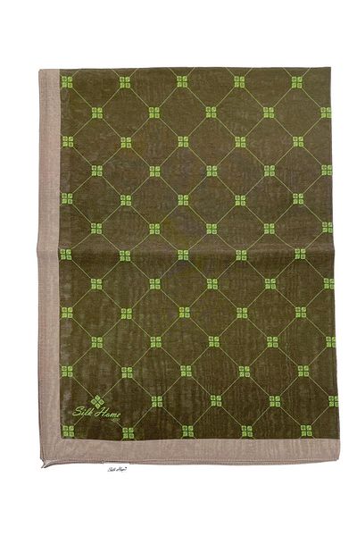 Silk Home Olinda Shawl - 49003 - Khaki Green