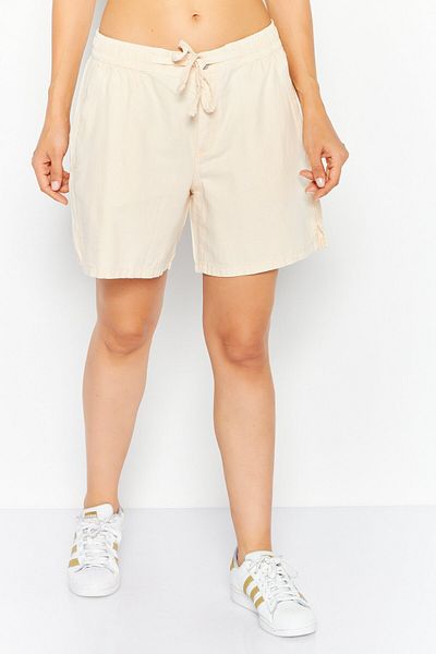 Esprit Women Solid Basic Shorts, Peach