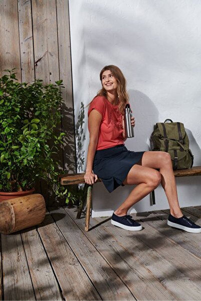 Tchibo تنورة نسائية بسحّاب للإغلاق، باللون الأزرق الداكن