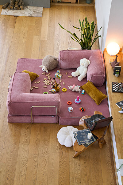 GOOD NİGHT Venom Çok Amaçlı Modüllü L Koltuk & Kanepe & Korner & L Koltuk