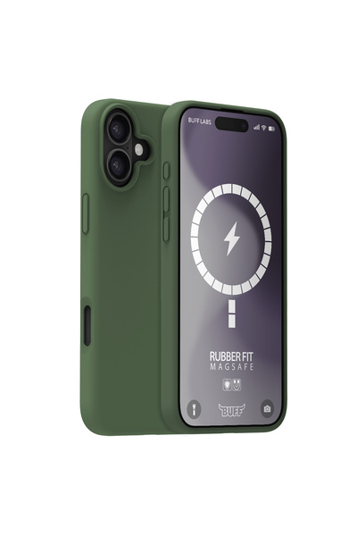 Buff Labs Buff iPhone 16 Plus Magsafe Rubber Fit Silikon Kılıf Cypress