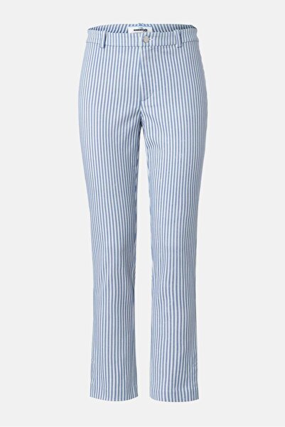 Tchibo Women Stretch Stripe Belt Loop Pants, White