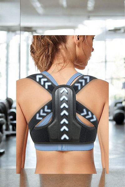 FDF STORE Unisex Medical Anti-Humpback Upright Posture Sports Corset - Thermoforming with Back and Shoulder Support