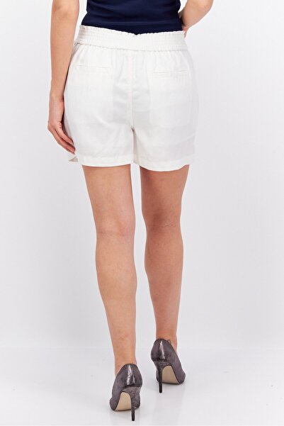 Esprit Women Solid Basic Shorts, White