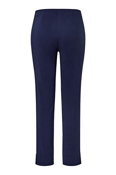 Tchibo Women Regular Fit Solid Stretchable Skinny Pants, Navy