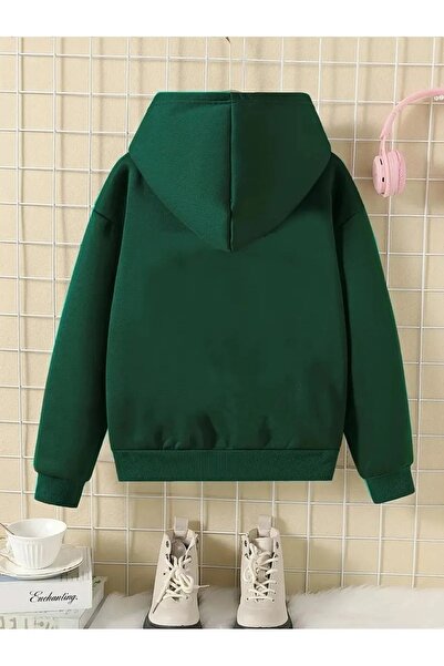 DAXİS Sportwear Company Kız/Erkek Çocuk Fermuarlı Kapüşonlu Sweatshirt