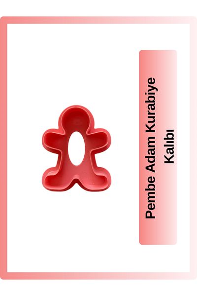 Tupperware Pink Man Cookie Mold