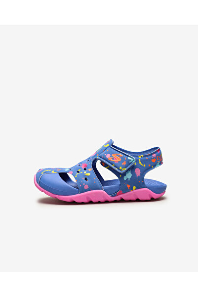 SKECHERS SİDE WAVE Küçük Kız Çocuk Mavi Sandalet 86428N BLPK