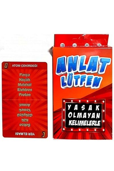 Özcan Tasarım Tell It Please Game - Let's Tell It Game (Mini Word Card Game)