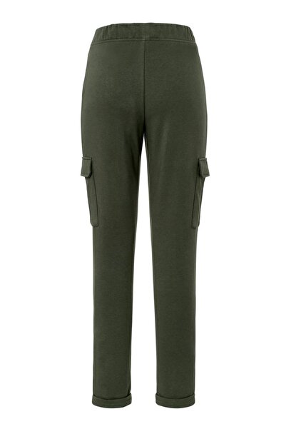 Tchibo Women Pull On Comfort Fit Jogger Pants, Green