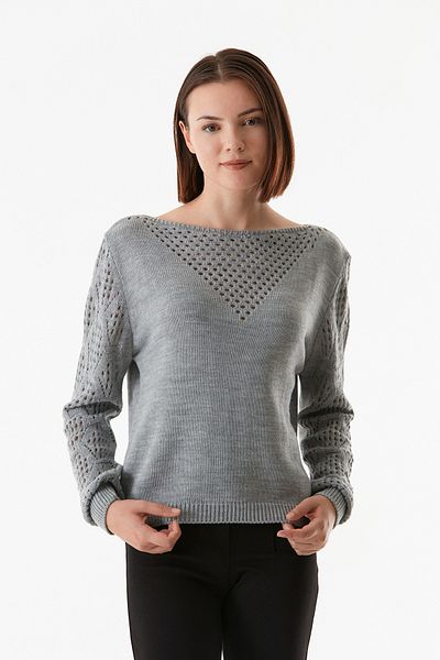 Fulla Moda Pulover tricotaj ajurat