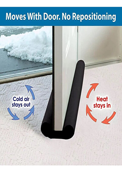 UYDEE 2 Pieces under Door Anti-Wind under Door Insulation Tape Anti-Cold Double Sided Heat Insulation