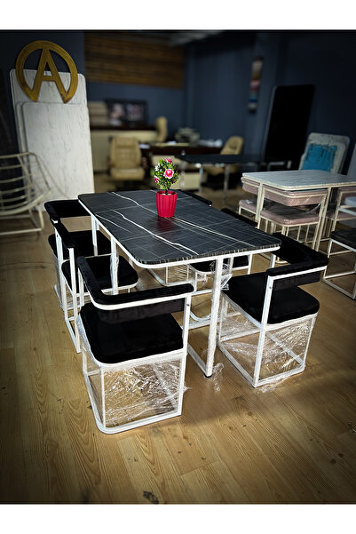 ONLİNEALSAN Lego Mutfak Masası - Gizlenebilir Sandalyeli Akıllı Mutfak Yemek ...