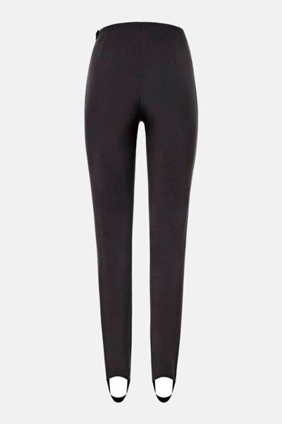 Tchibo Women Tight Fit Solid Soft Shell Ski Pants, Black