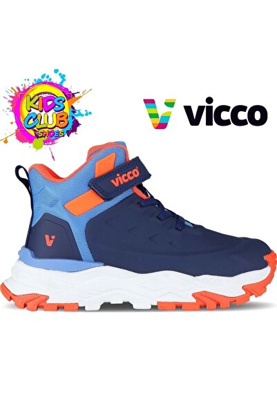 Kids Club Shoes Cizme ortopedice pentru copii Vicco Agora - bleumarin, exterior