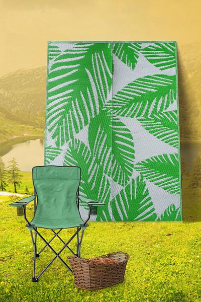 KONFOR Savana 8803 Beach, Camping, Picnic, Garden Rug – Balcony and Terrace Woven Mat, Savana Rug, 90 x 180