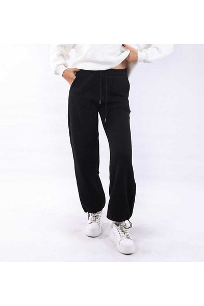 NEVEGE BUTİK Pantaloni de sport pentru femei, cu talie înaltă, cu trei fire, înălțați, îndrăzneți, cu picioare elastice, negri