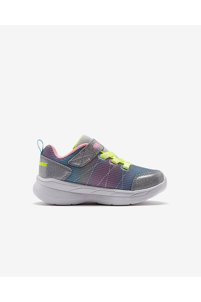SKECHERS Snap Sprints 2.0 - Stars Away Little Girl Gray Sneakers 303518 N Gymt