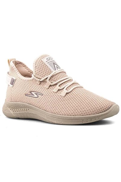 Kids Club Shoes حذاء رياضي تريكو للجنسين من Pasomia 085 - بيج لتقويم العظام