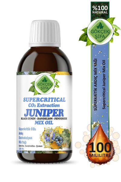 Gökçek Şifa Ardıç Süperkritik Mix Yağı 100 ml (JUNİPER SUPERCRİTİCAL MİX OİL)