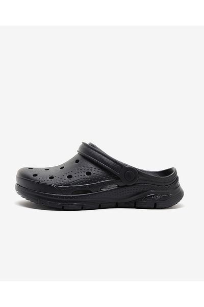 SKECHERS Arch Fit Foamies - It's a Fit Women's Black Slippers 111385   Bbk