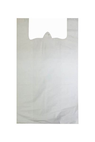 LiderGlobal White Athlete Bag Small Size 25x45 cm Takriben 110 Pieces 1 Kg