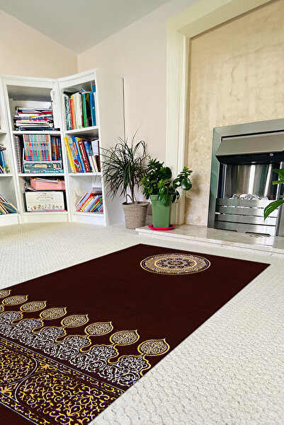 Napoli Home Digital Printed Non-Slip Base Washable Gift Dowry Prayer Mat Prayer Rug