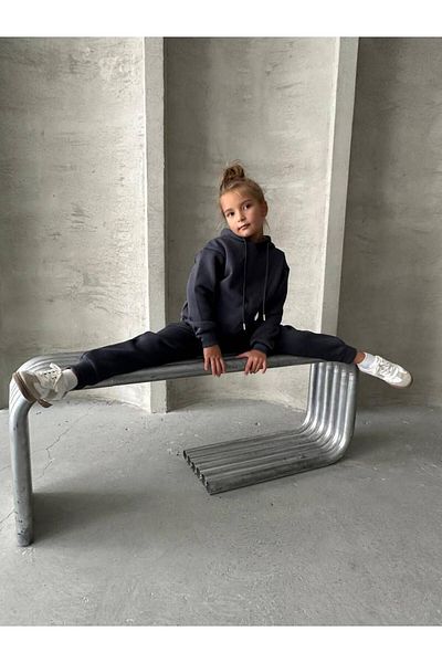 My Kids Wear Three Thread Hooded Hooded Set