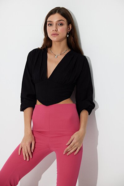 SHERIN Черно бюстие с гол гръб