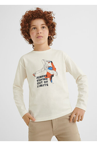 MAYORAL تي شيرت للأولاد بأكمام طويلة 7009