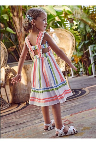 MAYORAL Female Child Summer Striped Dress 3932
