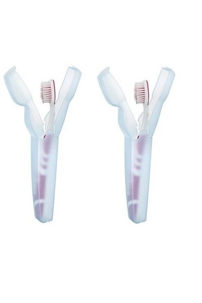 kapsulavm 2 Pieces Toothbrush Box with Lid