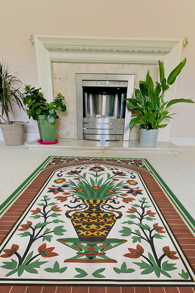 Napoli Home سجادة صلاة مطبوعة رقميًا بقاعدة غير قابلة للانزلاق وقابلة للغسل، ...