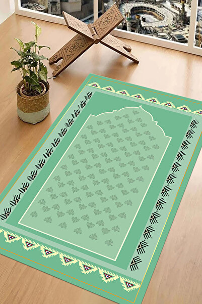 Napoli Home Digital Printed Non-Slip Base Washable Gift Dowry Prayer Mat Prayer Rug