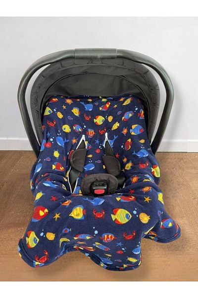 PAMUK HANIM Cotton Multi-Purpose Stroller, Baby Car, Car Seat Baby Girl-Boy Blanket