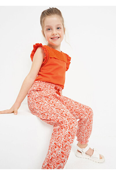 MAYORAL Girl's Summer Patterned Trousers 3508