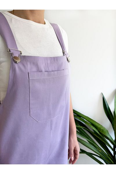 FREYA MODA Gabardine Salopet Baggy Mold Jumpsuit