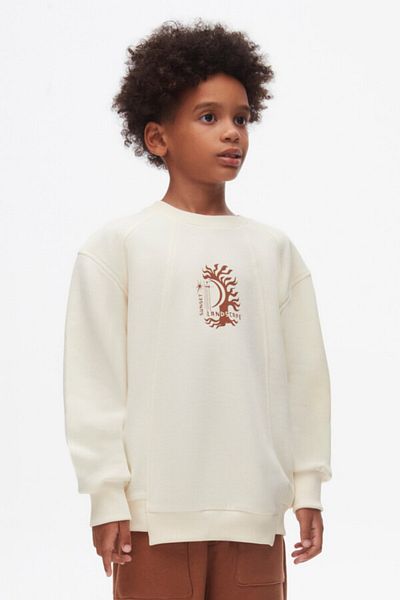 nk kids NK KIDS 47311 МОМЧЕШКИ СУИТШЪР С ЕКРУ И ДЪРВО