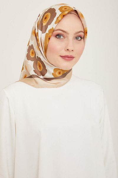 Armine Silk Scarf 2024 Summer - 9106-31 Twill