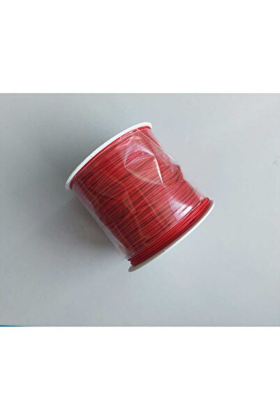 Bonanka Kırmızı Renk 100 Metre Paraşüt Makrome Bileklik Örgü İpi (1.0 mm)