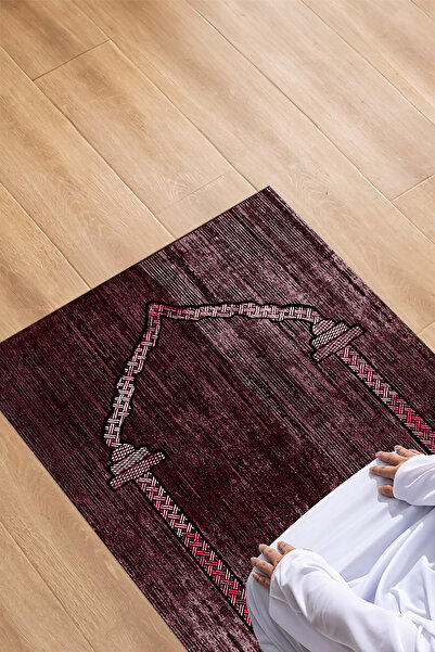 Napoli Home Digital Printed Non-Slip Base Washable Gift Dowry Prayer Mat Prayer Rug