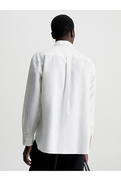 Calvin Klein COTTON LINEN RELAXED SHIRT