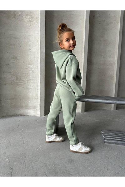 My Kids Wear Three Thread Hooded Hooded Set