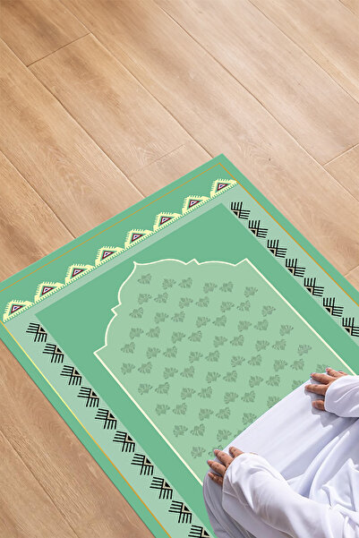 Napoli Home Digital Printed Non-Slip Base Washable Gift Dowry Prayer Mat Prayer Rug