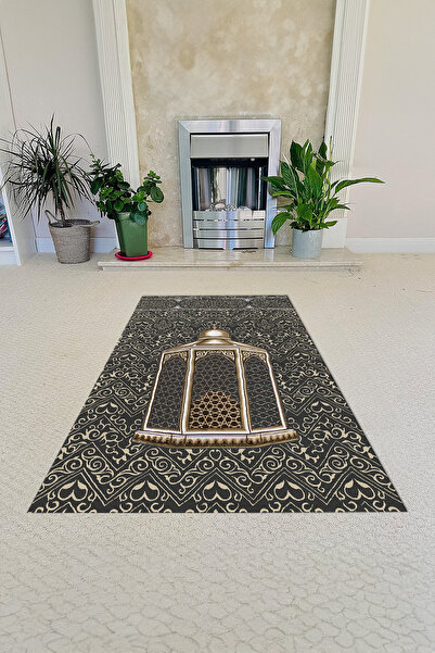 Napoli Home Digital Printed Non-Slip Base Washable Gift Dowry Prayer Mat Prayer Rug