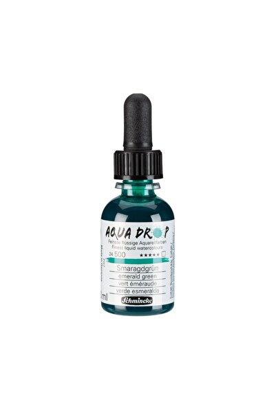 Schmincke Aqua Drop Sıvı Suluboya Emerald Green 30 ml