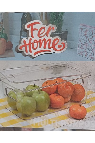ASPARTAM Fer Home - 2 Pieces Organizer Box, Closet Organizer, Multi-Purpose Box with Lid