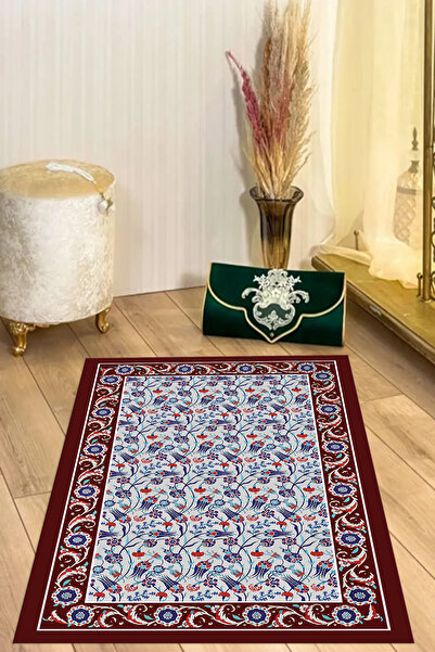Napoli Home Digital Printed Non-Slip Base Washable Gift Dowry Prayer Mat Prayer Rug